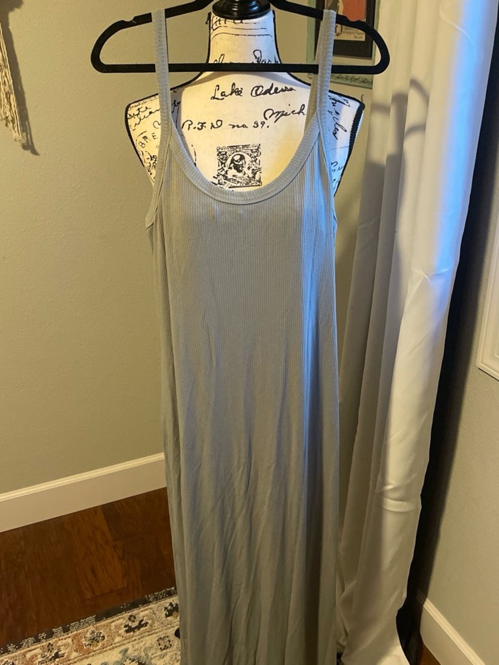 Z Supply Sage Green Maxi Tank Dress